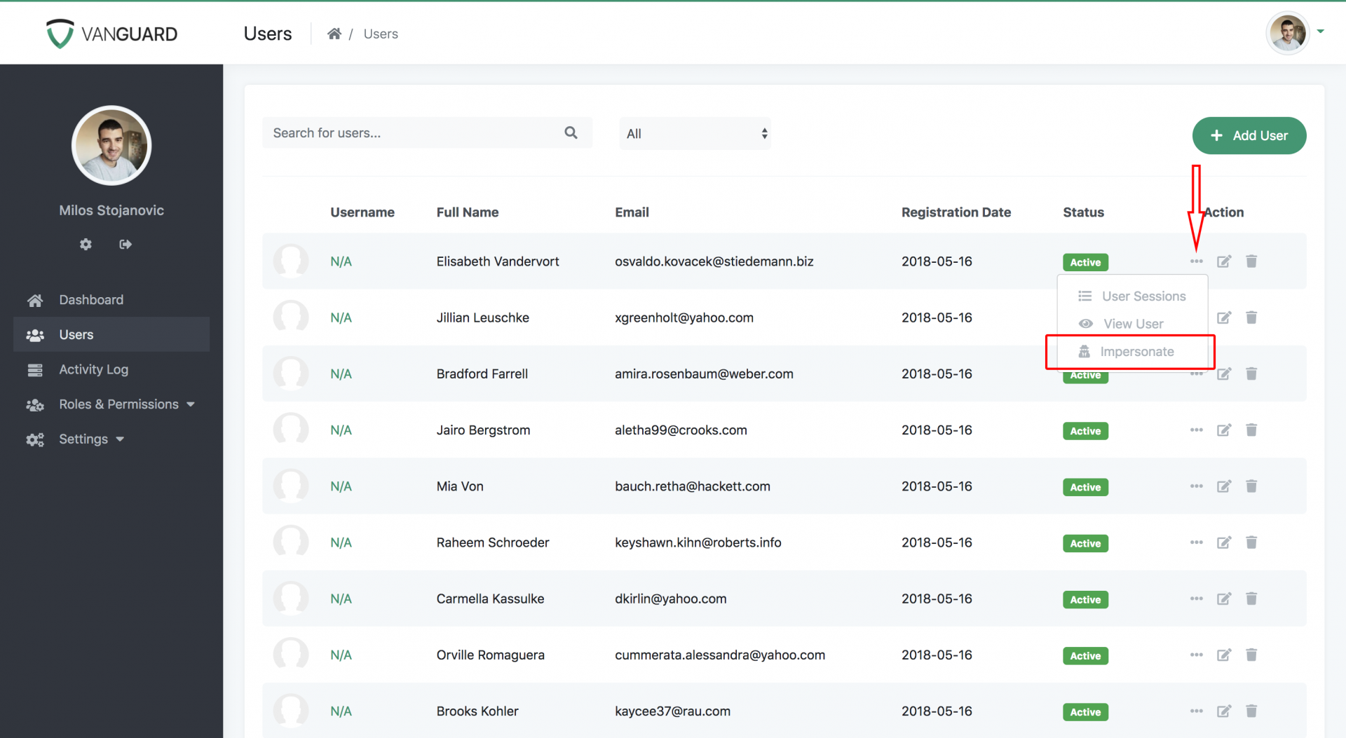 Impersonating Users Vanguard Advanced PHP Login And User Management